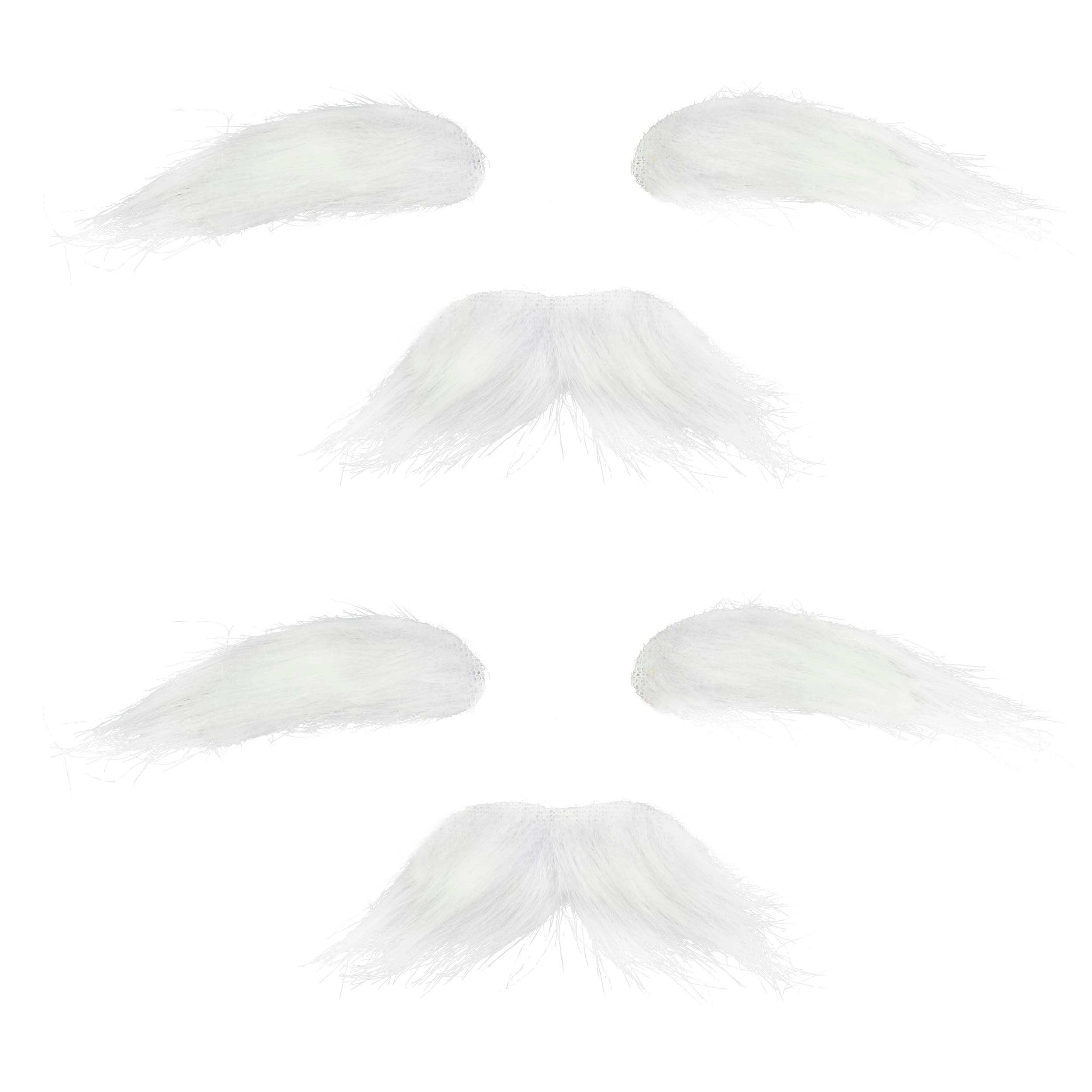 Old Man Mustache and Eyebrows 100 Days of School Grandpa Fake Beard Mustaches for Halloween Party