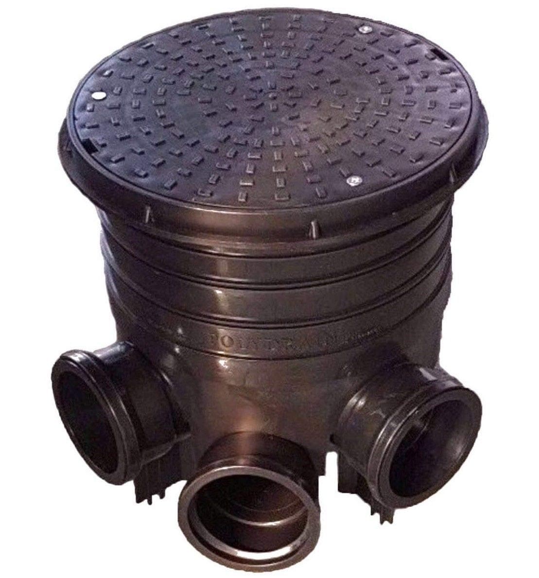 320mm Manhole Inspection Chamber Manhole - Base, 1 Riser, Cover & Frame