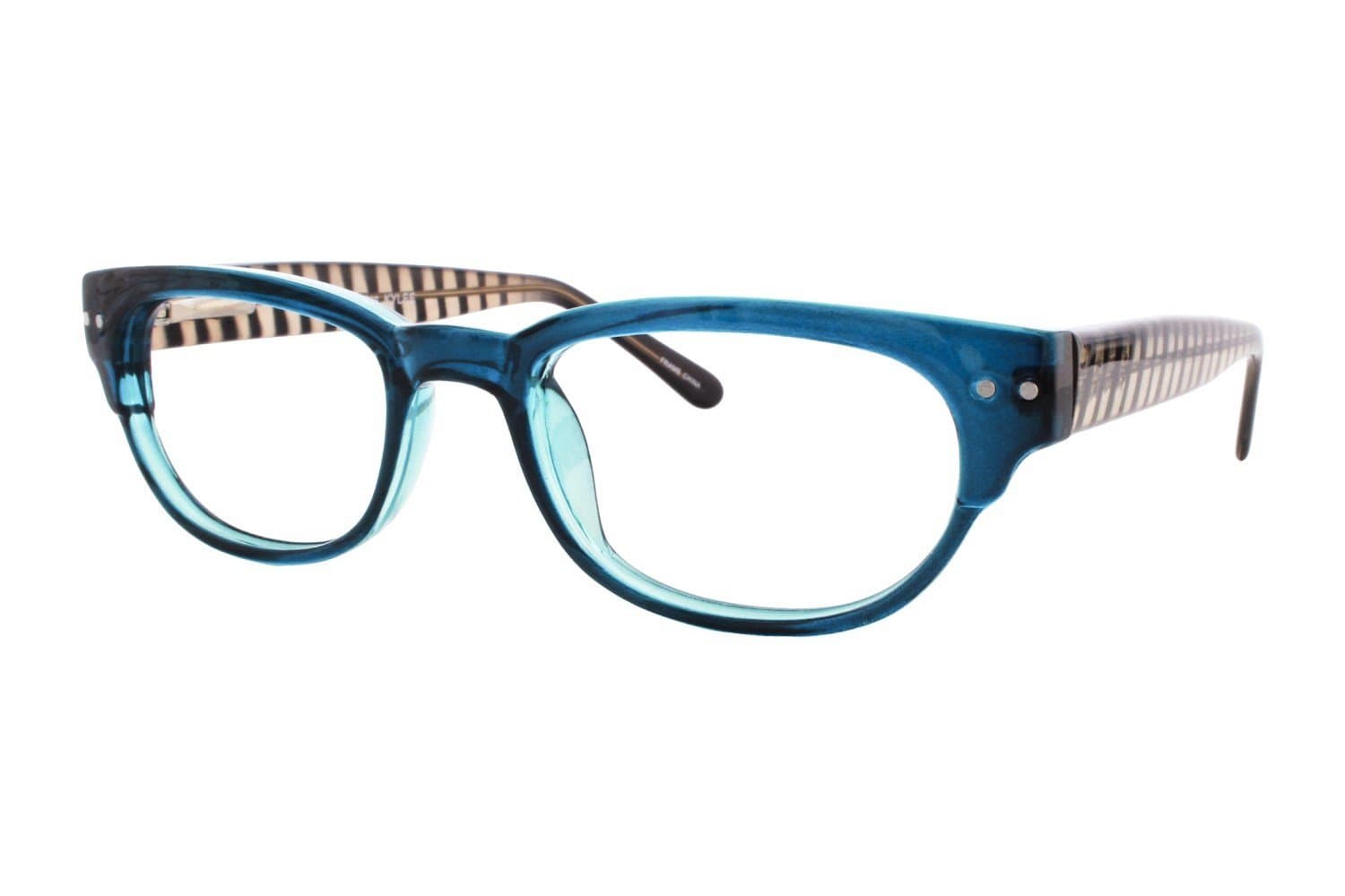 Kylee Childrens Eyeglass Frames - Teal/Black