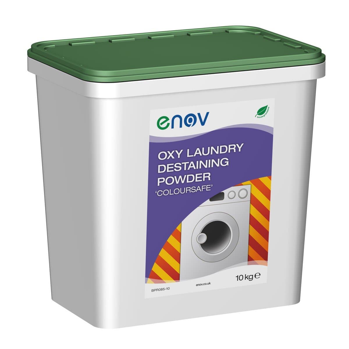 EnovBPR085-10 Oxy Laundry Destaining Powder, Colour Safe, 10 kg