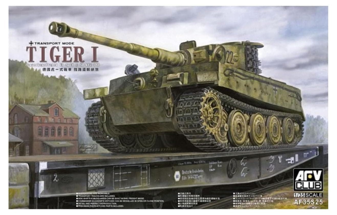 Unbekannt AF35S25 Model Kit Tiger I Panzerkampfwagen VI E SD Motor Vehicle 181