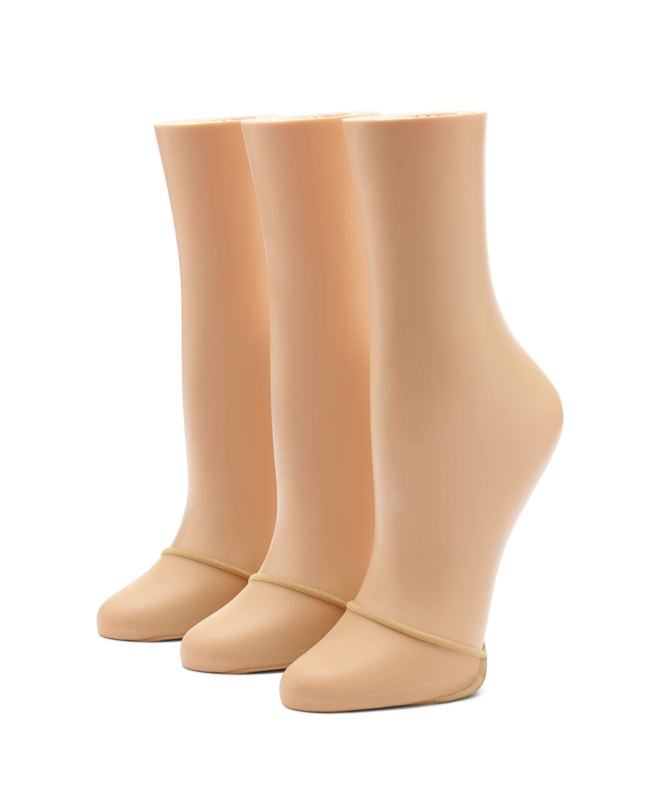 Perfectly Bare Sheer Toe Cover (Pack of 3)