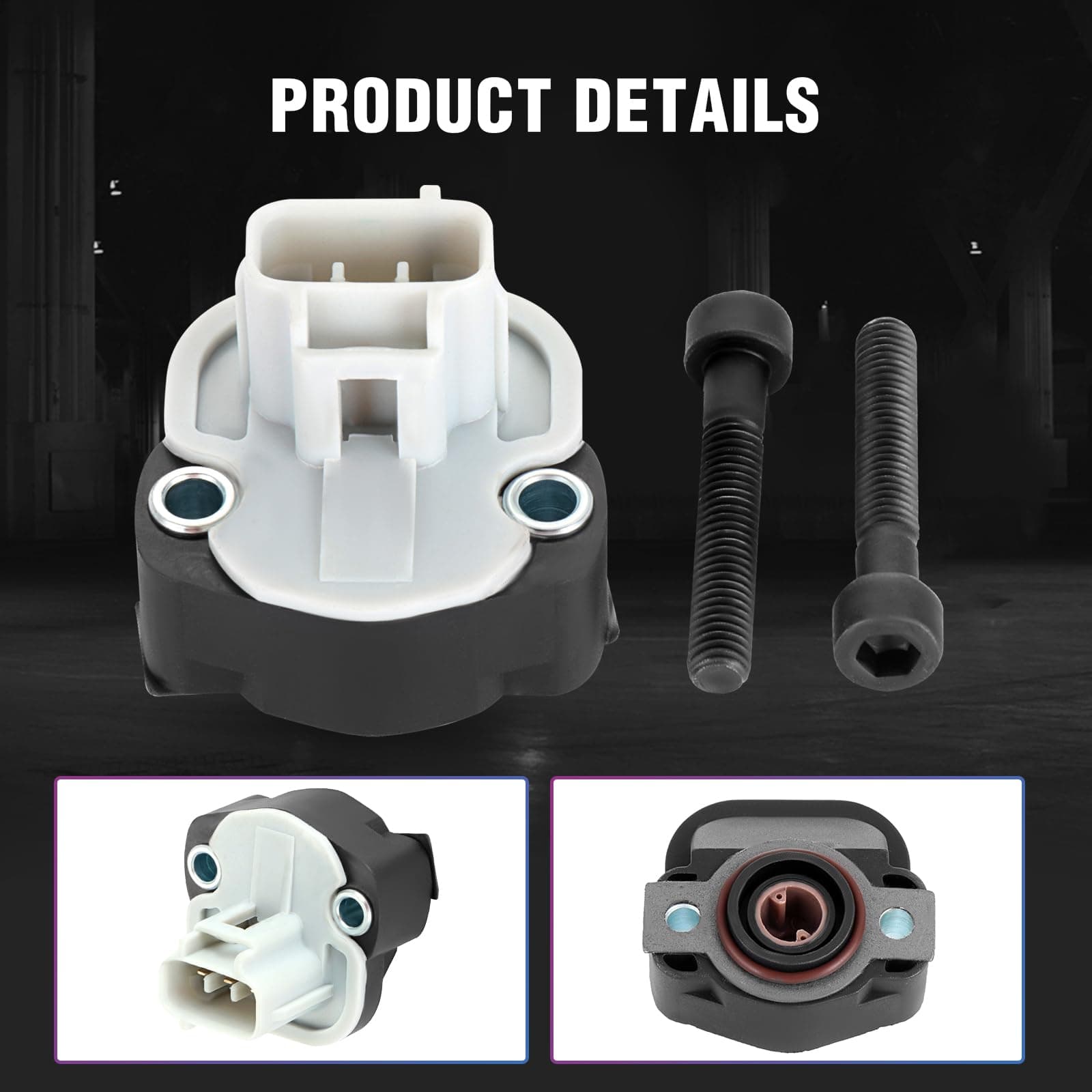 Throttle Position Sensor TPS 5017479AA 5014479AA Fit 1997-07 for Dodge Dakota, 1998-07 for Dodge Durango, 1995-07 for Dodge Ram 1500, 1997-03 for Dodge Ram 2500, 97-06 for Jeep Grand Cherokee