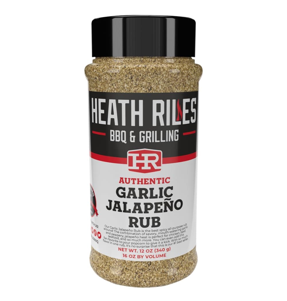 Rub - Garlic Jalapeño Seasoning, Champion Pitmaster Recipe, Legendary Rubs For Smoking & Grilling, 80+ BBQ Championships, 12 oz.