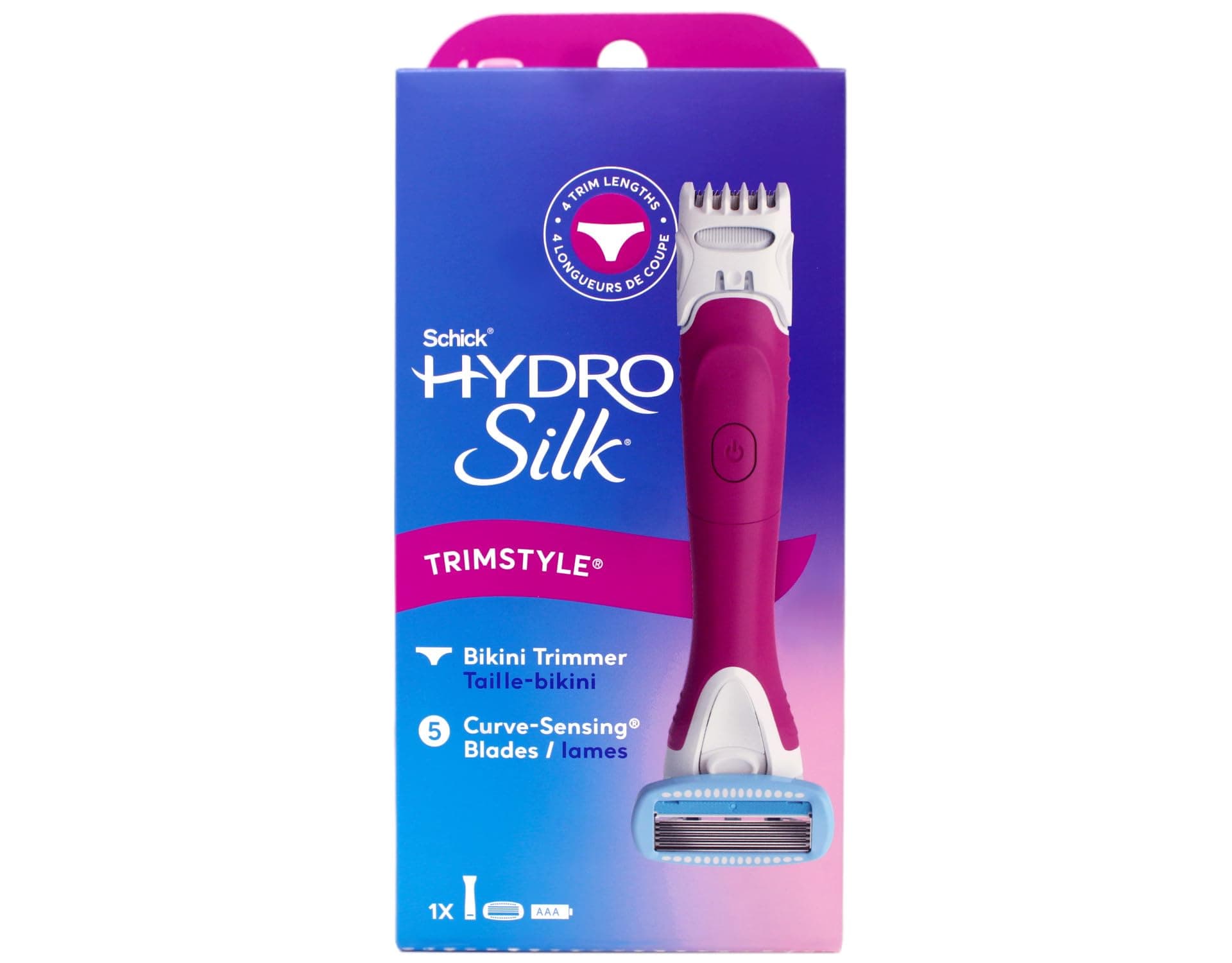 HYDRO SILK Women's Trim Style Razor And Bikini Trimmer