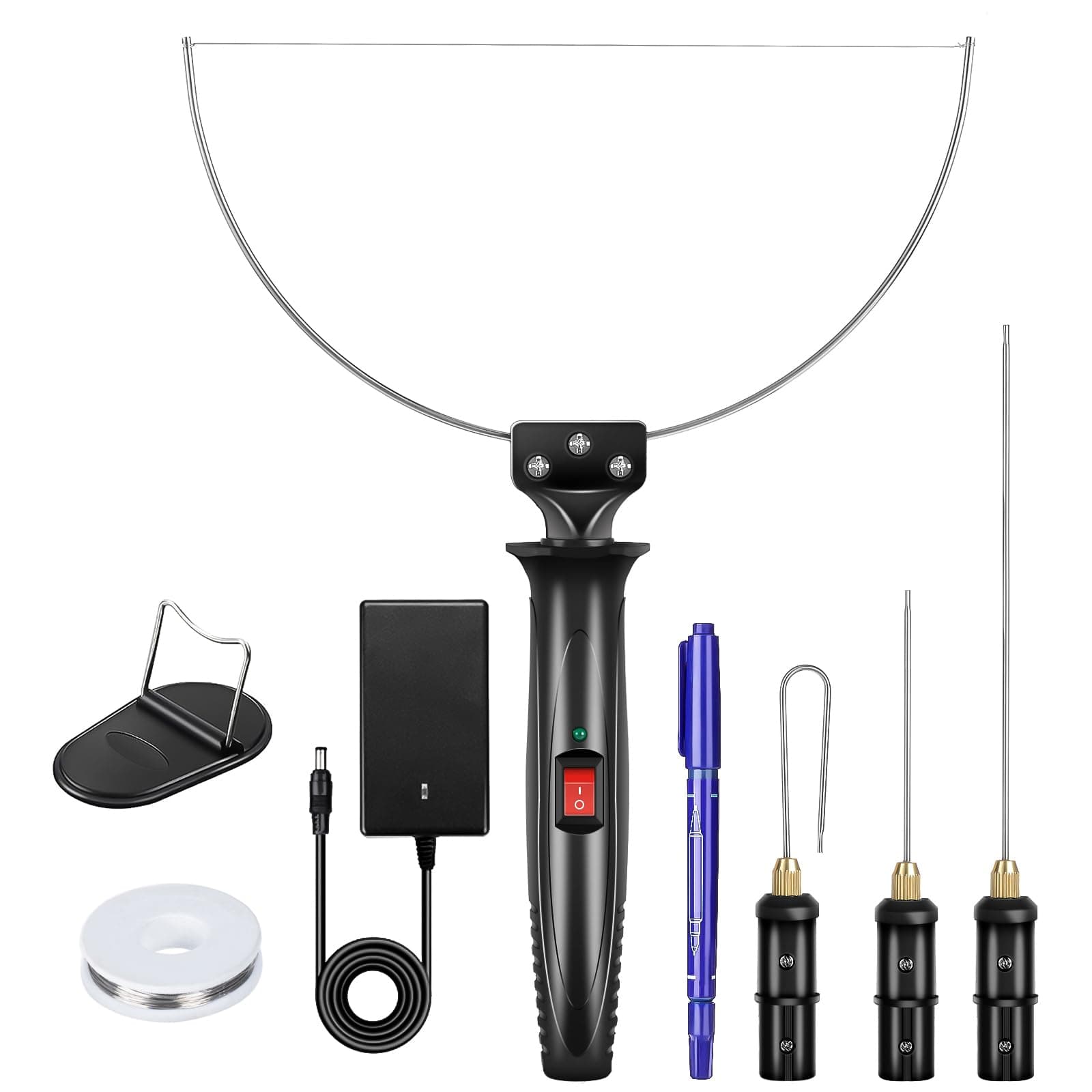 4 in 1 Foam Cutter Set, Electric Cutting Machine Pen Tools Kit, 100-240V / 18W Styrofoam Cutting Pen with Electronic Voltage Transformer Adaptor