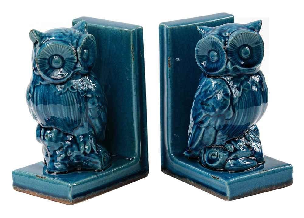 84002 2-Piece Owl Bookends