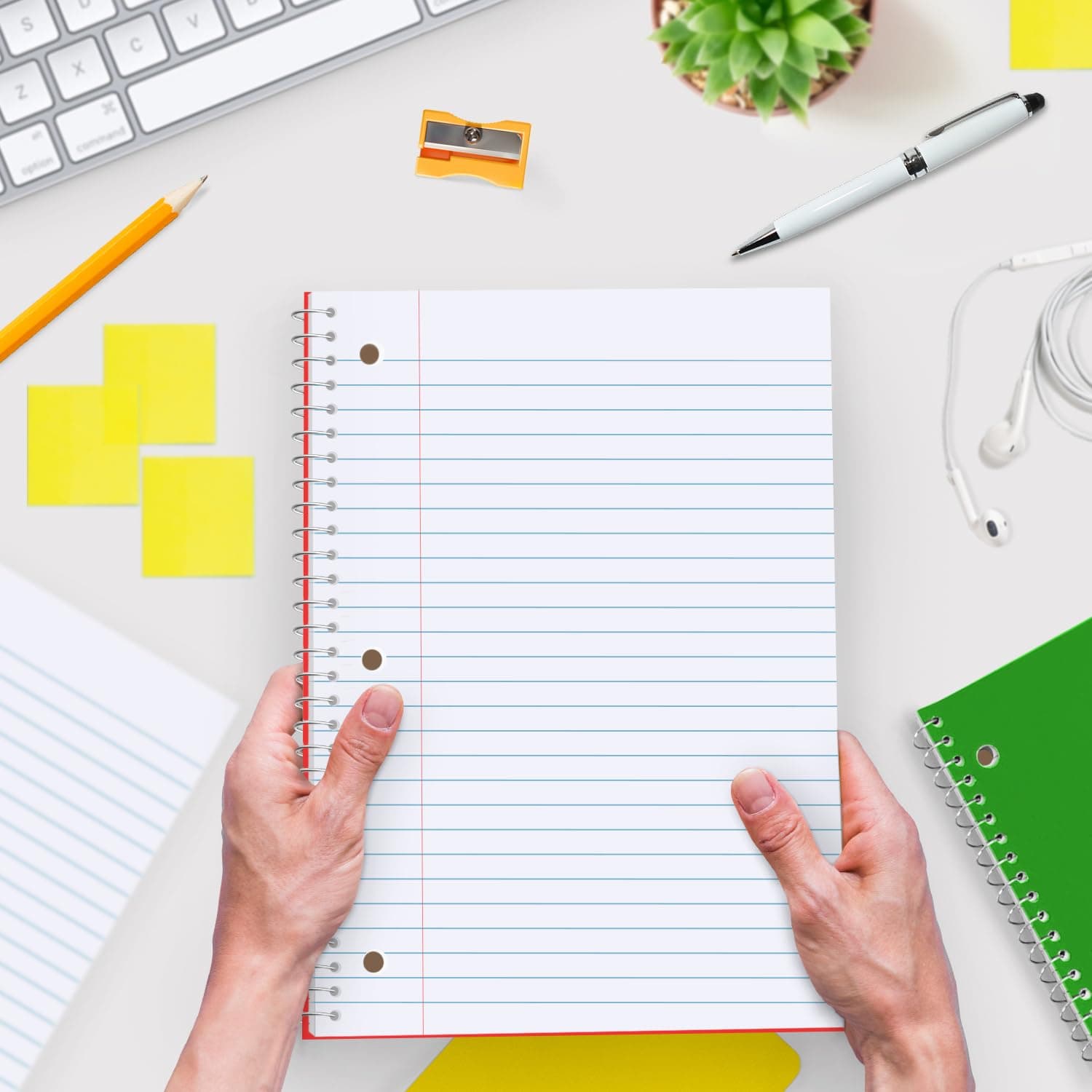 Rosmonde 720 Packs (Pallet) 1 Subject Notebooks, Spiral Notebook Bulk, College Ruled, Pallet of Notebooks,70 Sheets (140 pages), 8 x 10-1/2",Bulk Spiral Notebooks for School & Office, 4-7 Days Transit