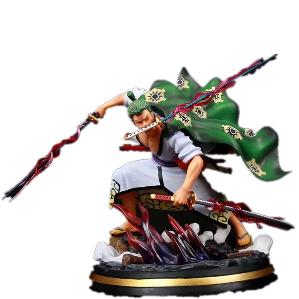 From HandMade One Piece Figure Roronoa Zoro Wano Country Figure Anime Figure Action Figure