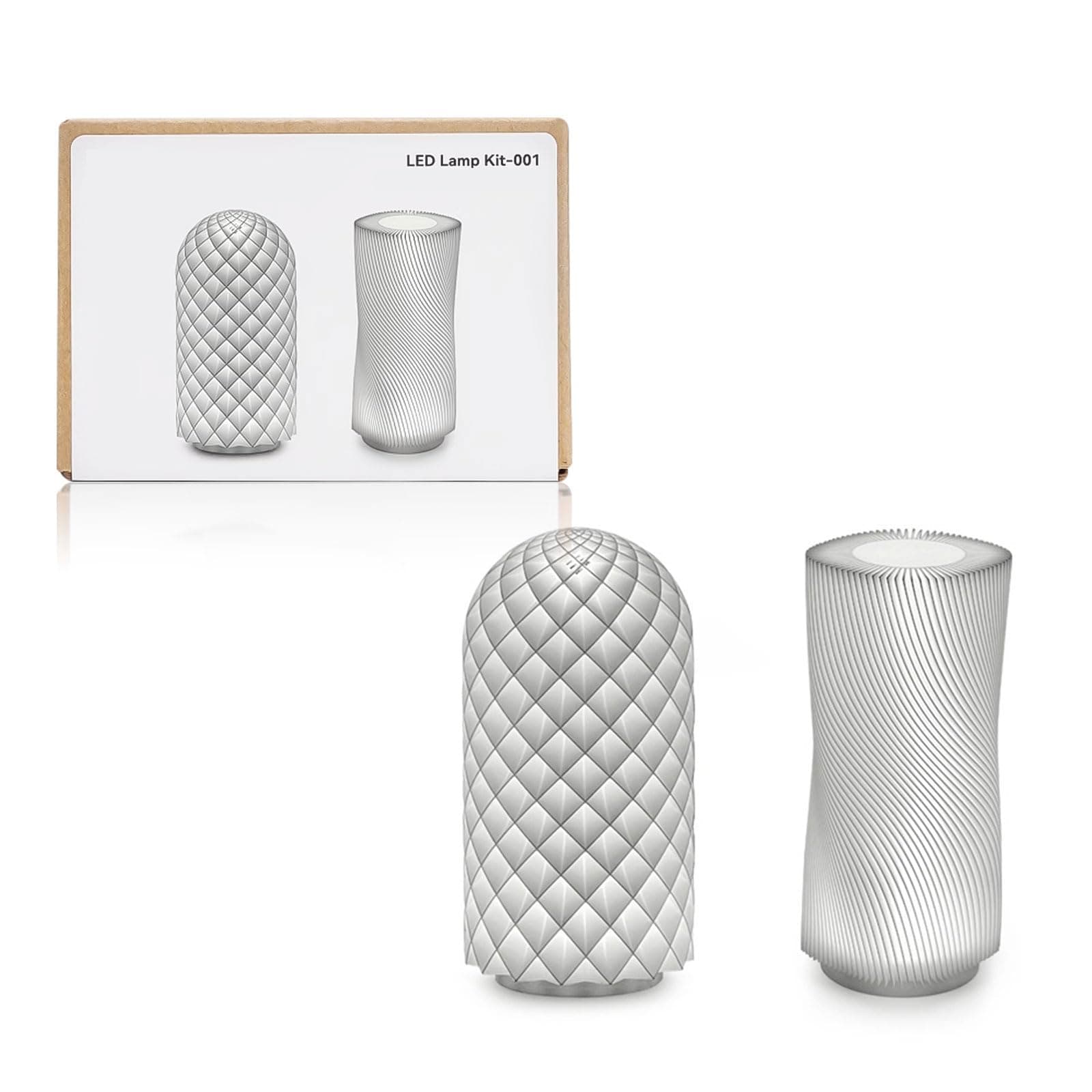 Original Bamboo Lab Makerworld MH001 3D Printing LED Lamp Creative Model Components LED Warm Light 3D Printer DIY Parts Night Light Models Compatible with Bambulab P1P/P1S,A1/A1 Mini,X1/X1C/X1E 3D