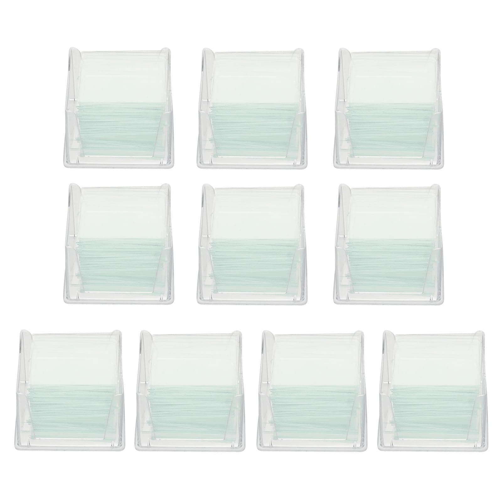 Hemobllo Microscope Slides,1000 Pcs/10 Boxes Glass Slides for Microscope Science Glass Square Cover Slips Coverslips for Lab Microscope Accessories 22x22mm