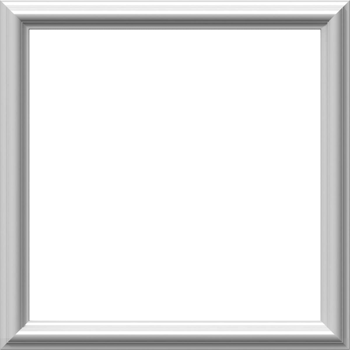Ekena Millwork PNL20X20AS-01-CASE-4 Ashford Molded Classic Wainscot Wall Panel, 20-in. W x 20-in. H, Factory Primed White, 2 Count