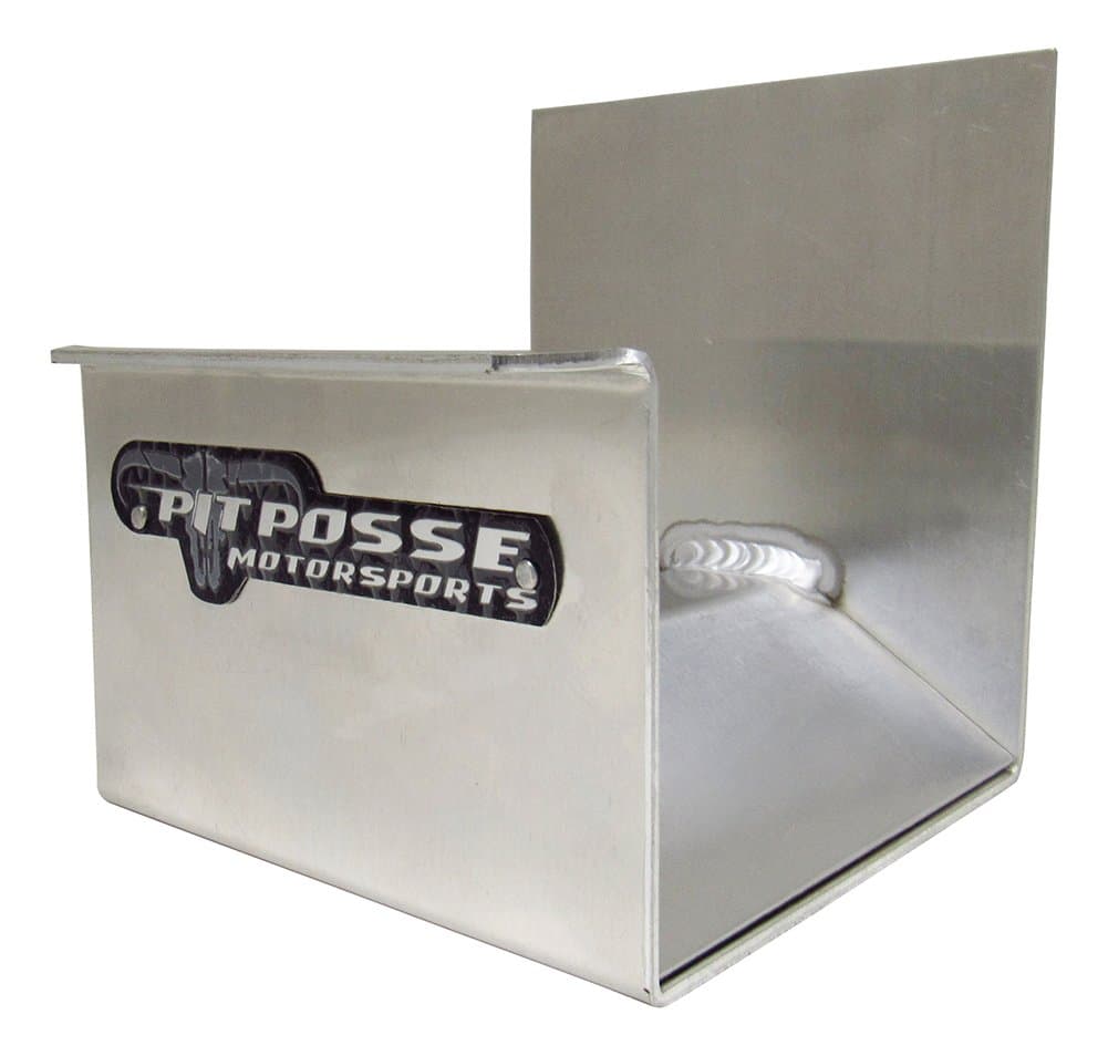 Pit Posse463 Cord Hose Hanger Organizer Enclosed Race Trailer Shop (Silver/Unpainted)