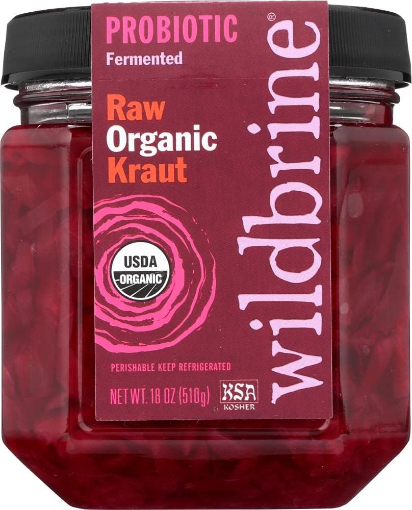 WILDBRINE Organic Red Saurkraut, 18 OZ