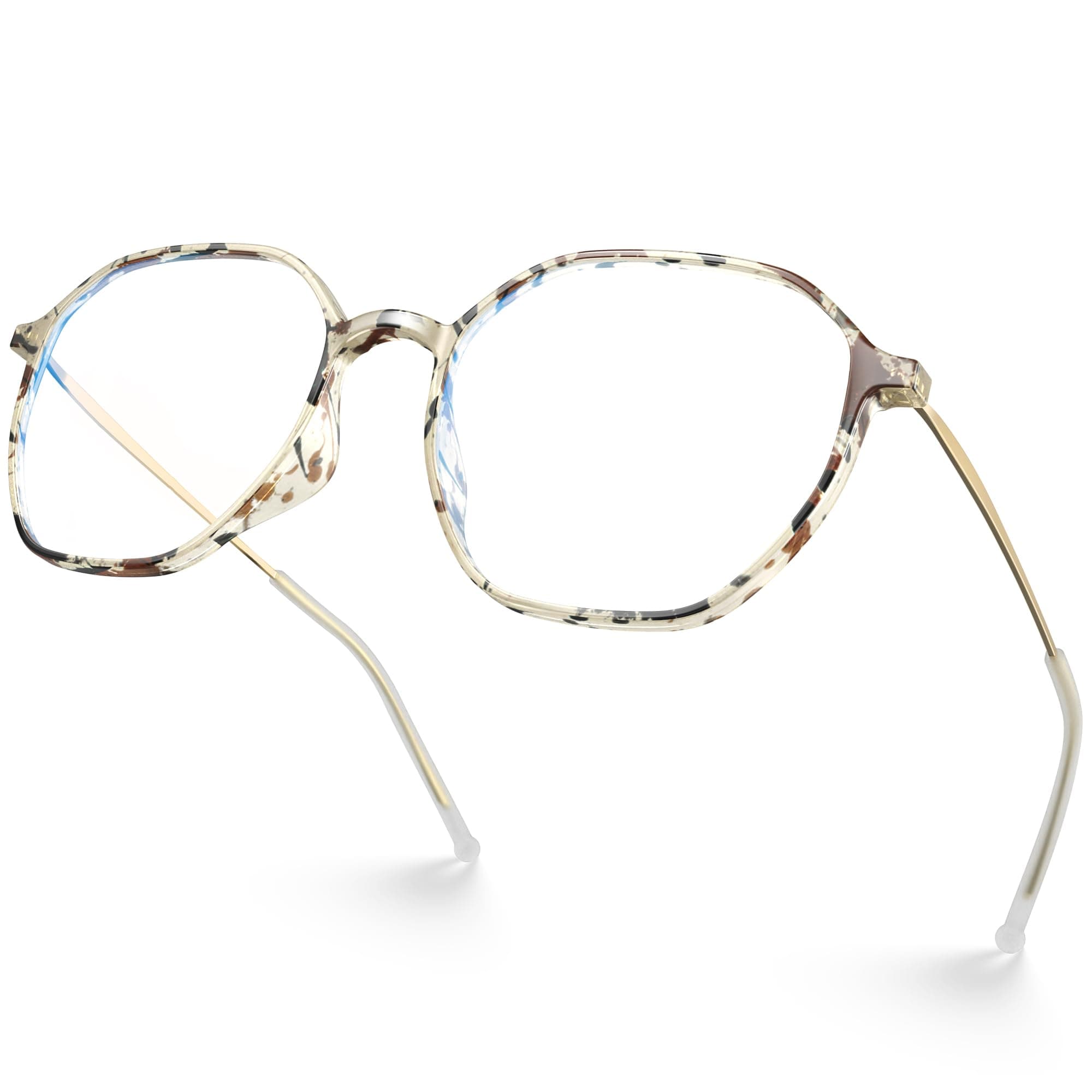 VISOONE Lightweight TR90 Blue Light Blocking Glasses Frame with Anti Glare Eye Protection for Women and Men RANE