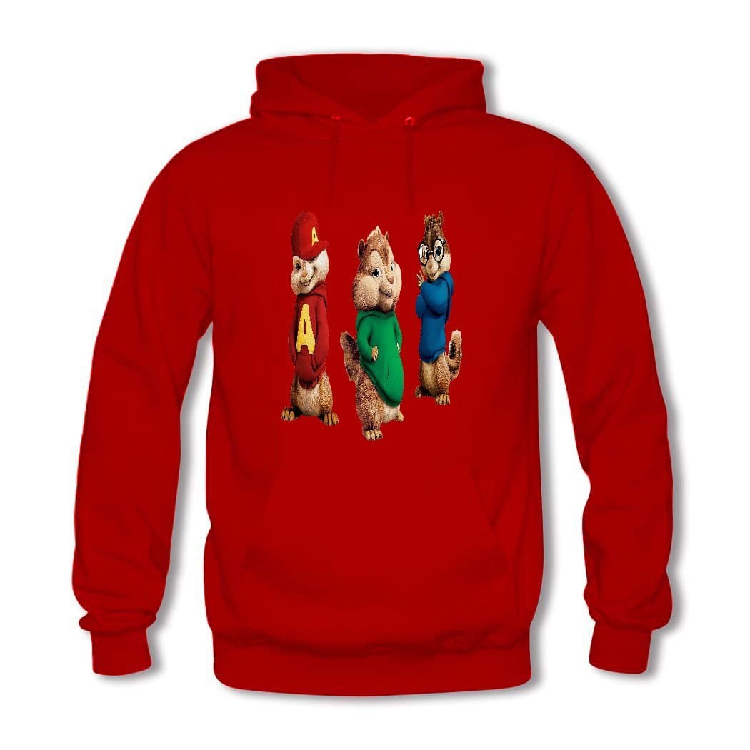 HOZA Diy Men's Alvin And The Chipmunks Custom Printing Adult Hoodie Sweatshirts