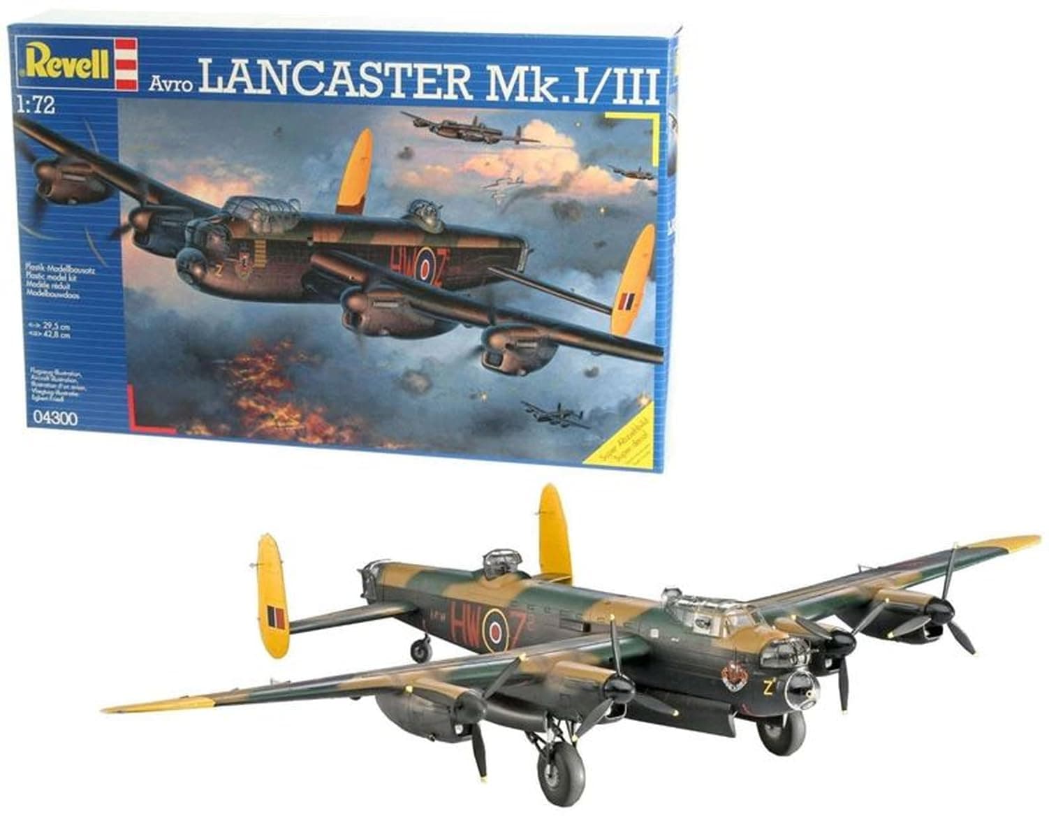 04300 Lancaster Mk.I/III 1:72 Scale Unbuilt/Unpainted Plastic Model Kit