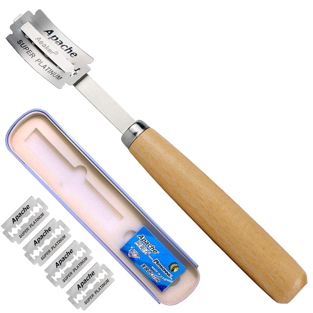 Hand Crafted Bread Lame with 5 Blades Included