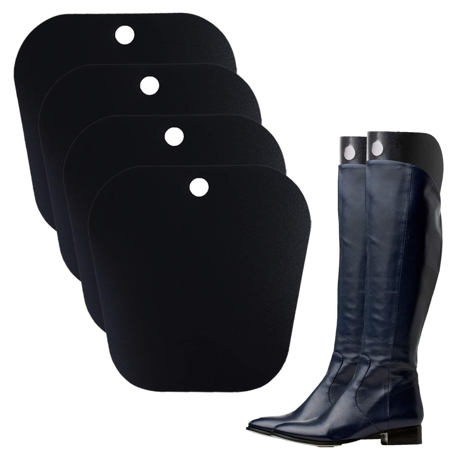 4 Pieces (2 Pairs) Boot Shapers Form Inserts Breathable Boots Support for Men or Women