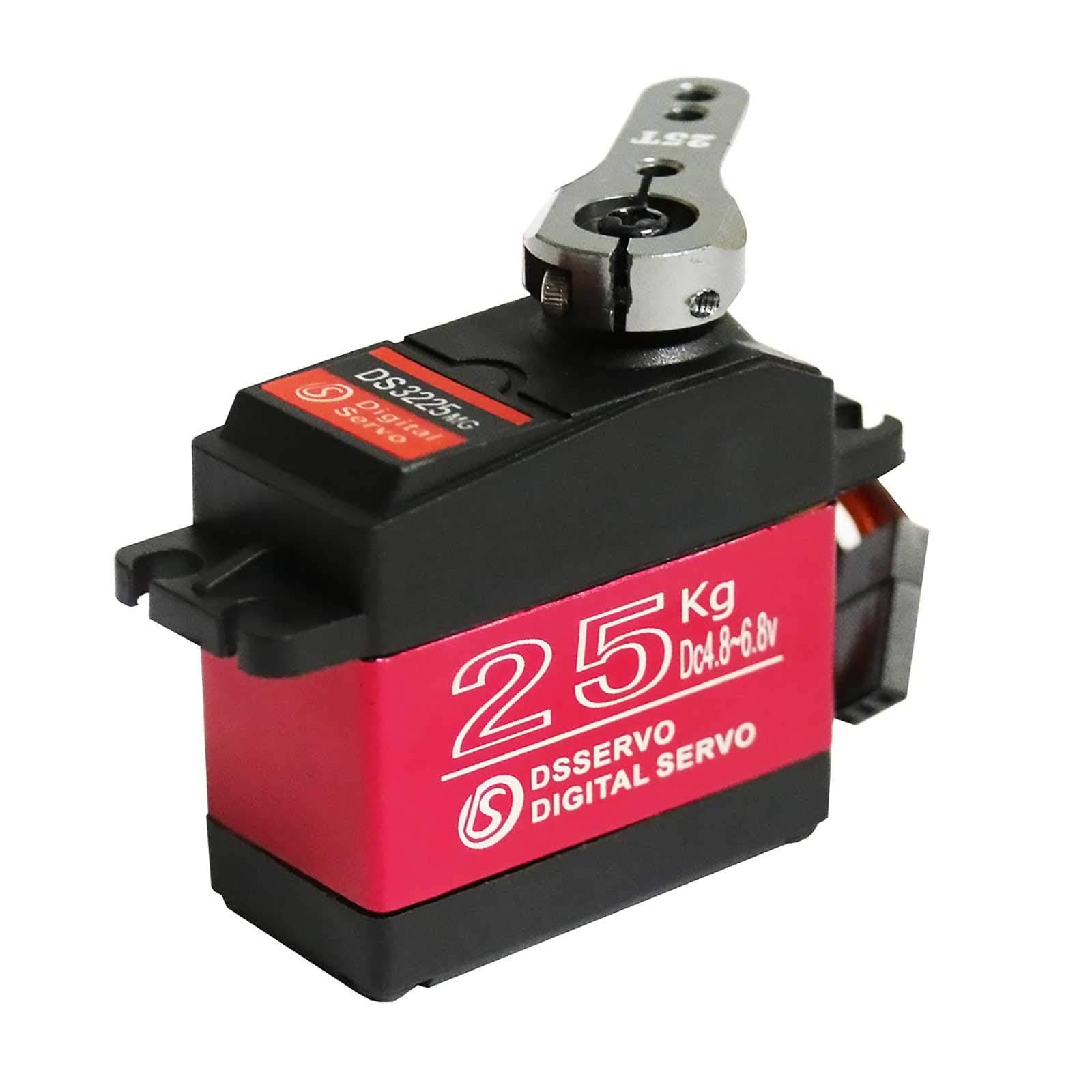35kg High Torque Servo, Coreless Servo with Full Aluminum Case and Stainless Steel Gear Servo, Waterpoof Servo Compatible with 1/6，1/8, 1/10, 1/12 RC Car/Robot/Boat