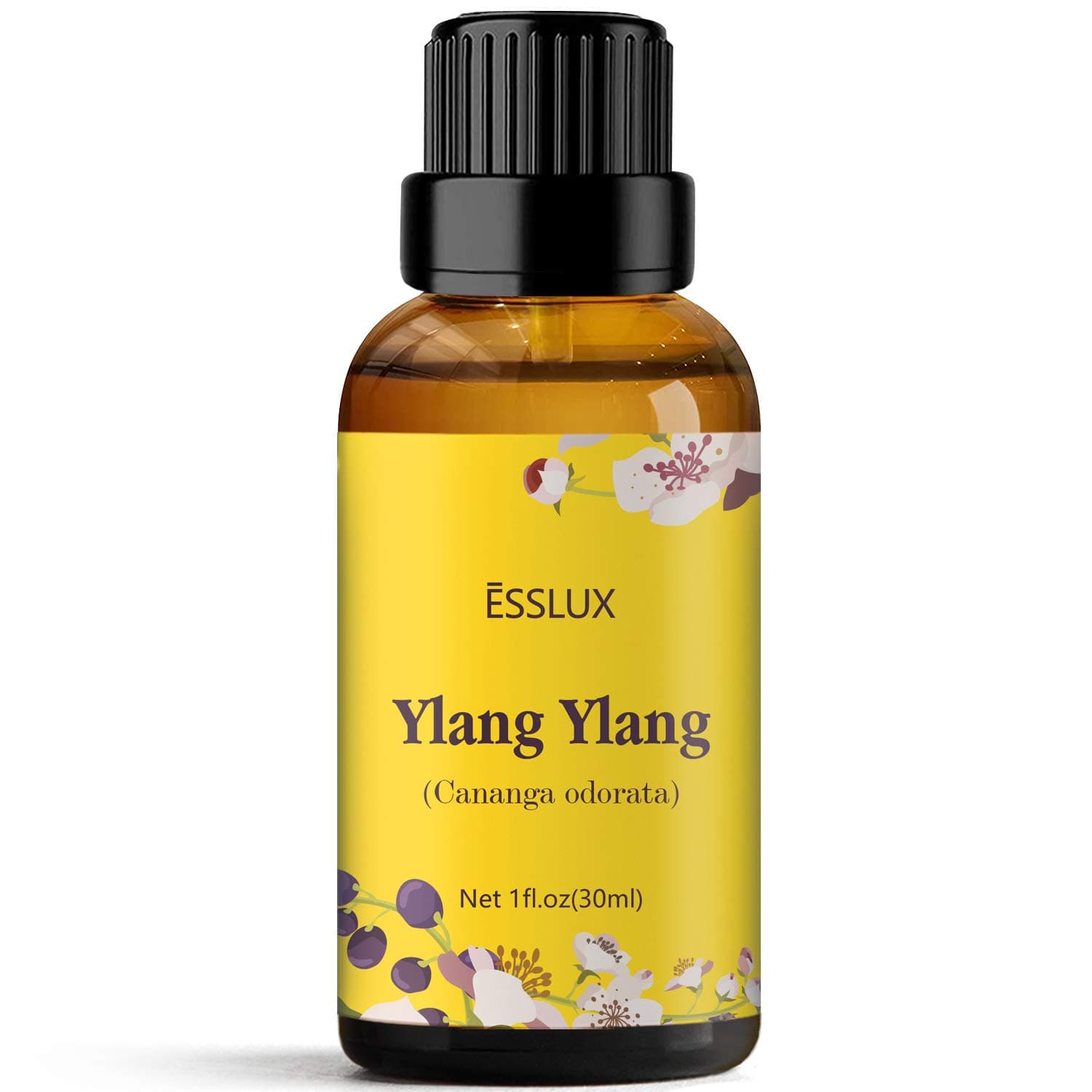 Ylang Ylang Essential Oil, Premium Grade Aromatherapy Essential Oils, Perfect for Diffuser, Massage, Soap & Candle Making, 30 ml