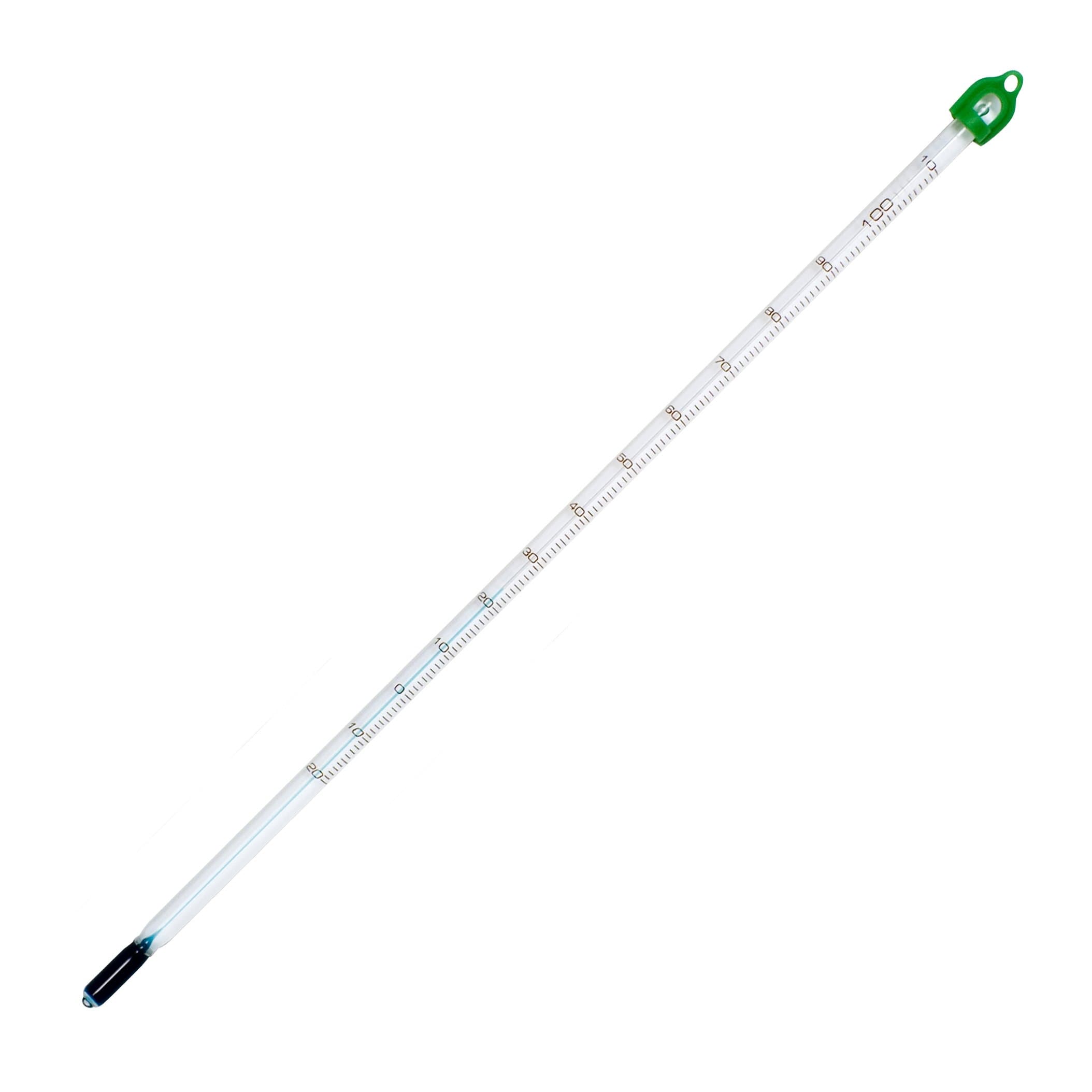 SP Bel-Art, H-B Enviro-Safe Liquid-In-Glass Pocket Laboratory Thermometer; 20 to 120F, Aluminum Duplex Case, Environmentally Friendly (B60570-2100)