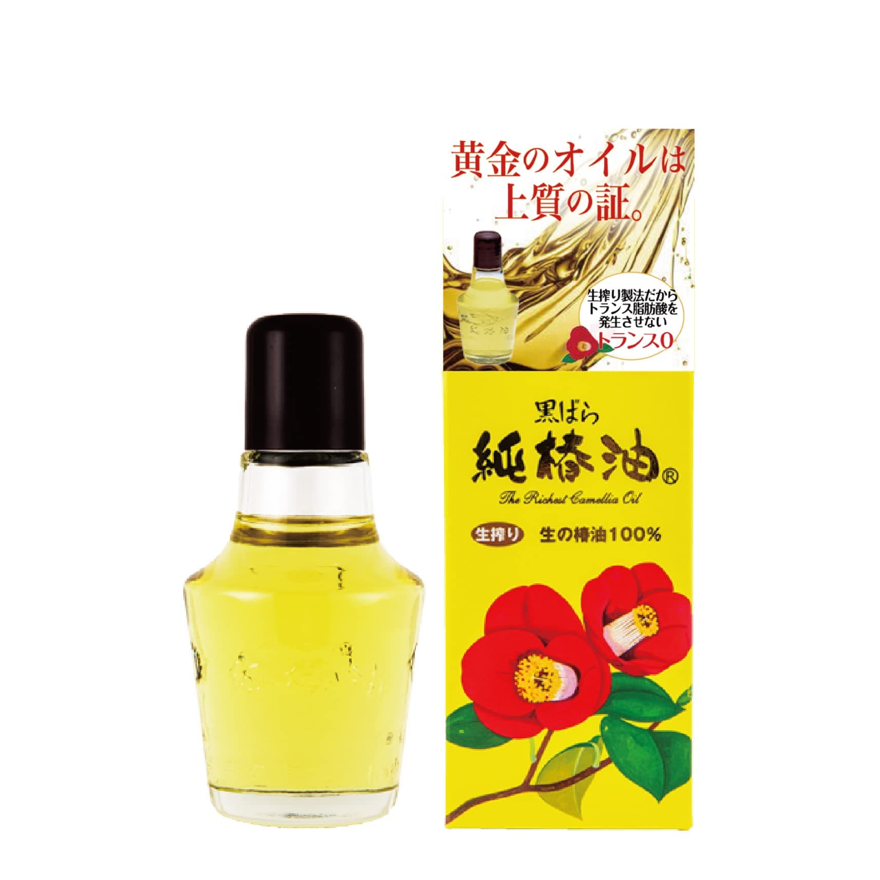 Kurobara Tsubaki oil - 100% Natural Camellia Seed Oil -72ml Japan import