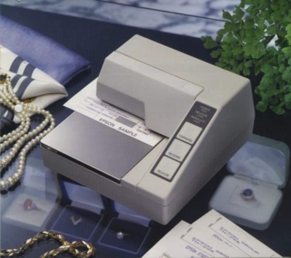 Epson TM-U295-292 Dot Matrix Slip Printer Serial Dark Gray (No Cable and Power Supply) C31C163292