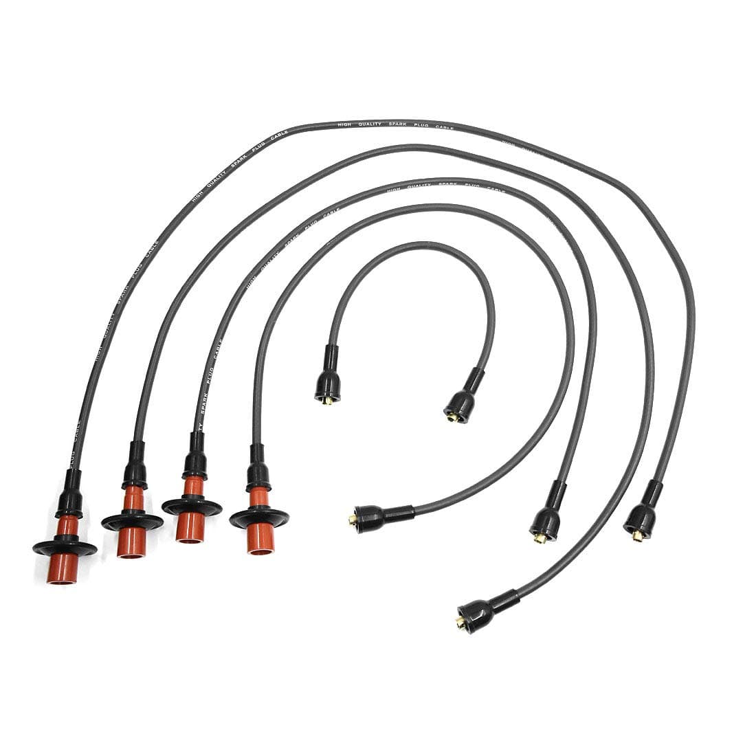 uxcell Cars Spark Plug Wires Set of 5 Ignition Cable Wire for Volkswagen 1946-1979 09001
