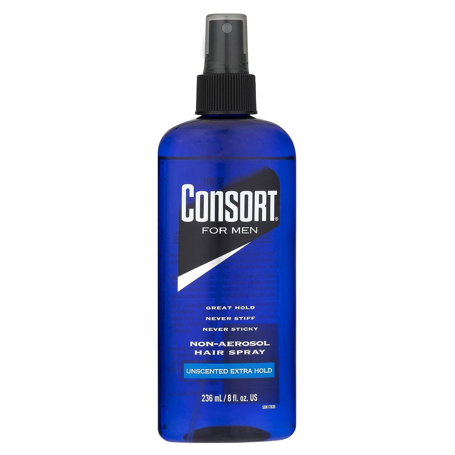 Consort Hair Spray 8 Ounce Unscented Extra Hold Pump Non-Aero (236ml) (6 Pack)
