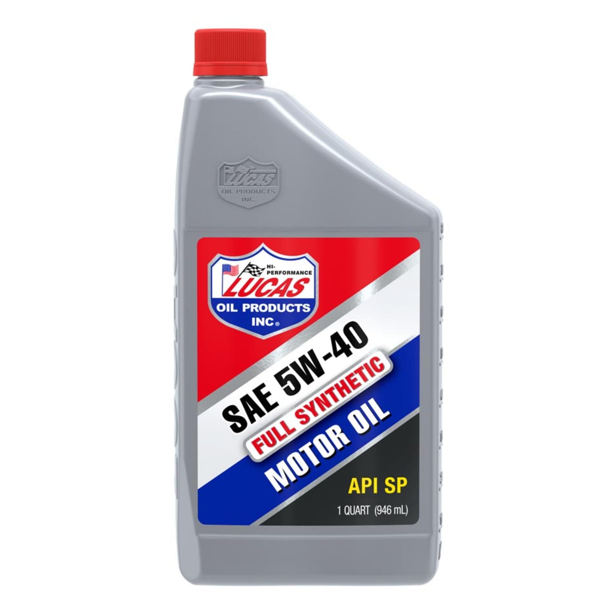 Lucas Oil 10189 SAE 5W-40 Motor Oil - 1 Quart, Pack of 6