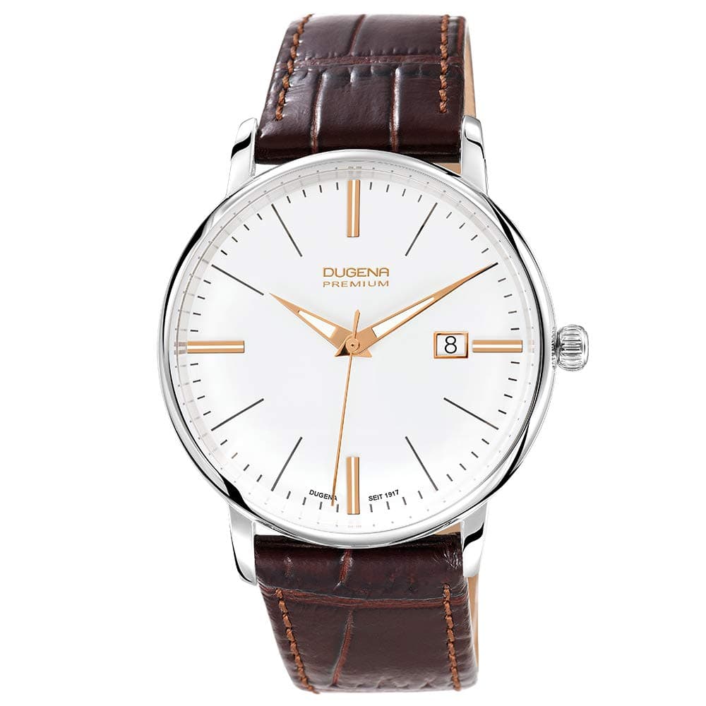 DugenaPremium Men's Quartz Watch Festa 7000167 with Leather Strap