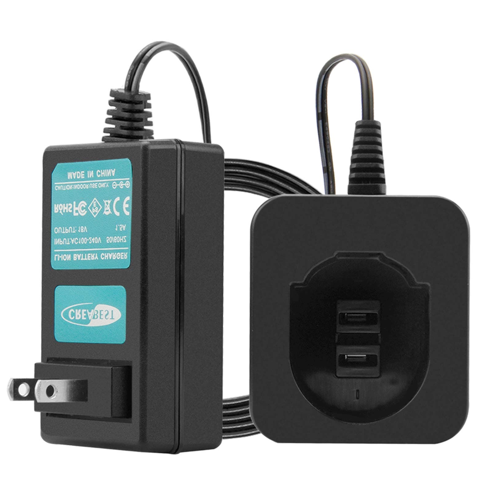 New 1.2V-18V DW9062 Battery Charger Compatible with Dewalt 7.2V 12V 14.4V 18V Ni-MH/Ni-CD Battery DW9062 DW9052 DE9062 DC9096 DW9098 DC9099 DC9098 DW9099 DW9094 DC9094 DW9091 DC9071 DW9071