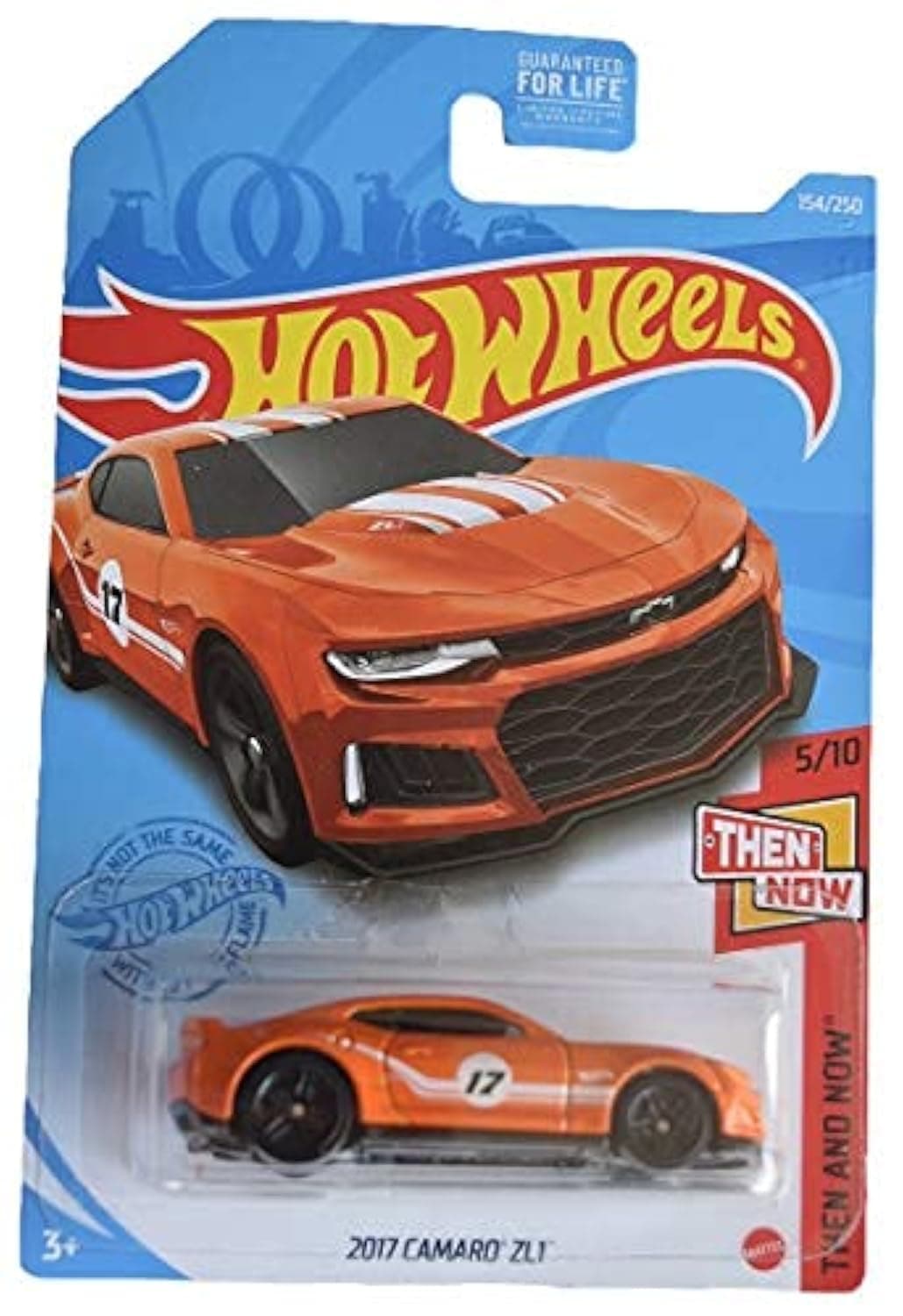 Hot Wheels2017 Camaro ZL1, [Orange] 154/250 Then and Now 5/10