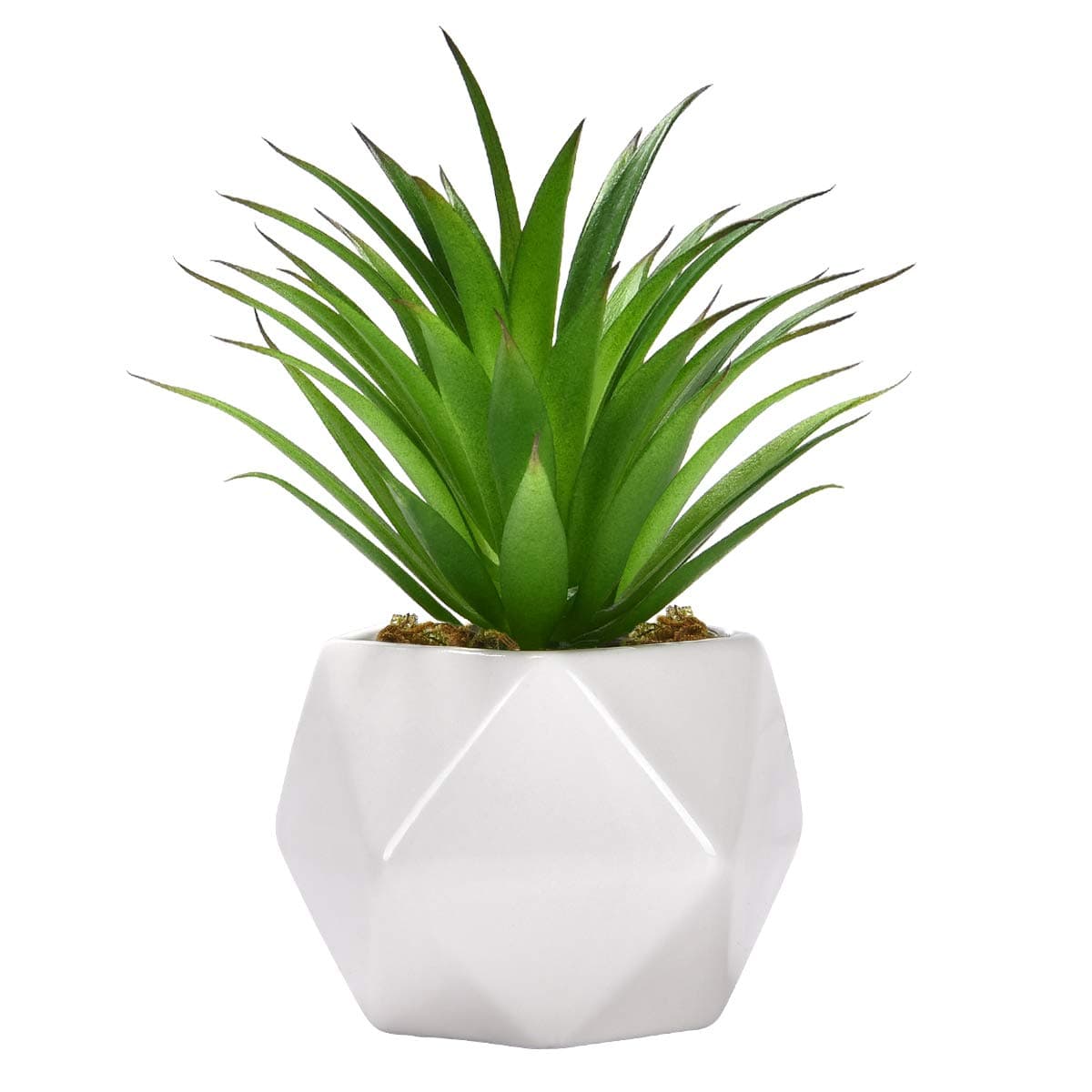 Dolicer Artificial Succulent Plants, Artificial Aloe Agave Succulent Textured Aloe Fake Mini Succulent Plants Arrangement for Table Office Indoor Outdoor Stair Balcony Garden Home Decor