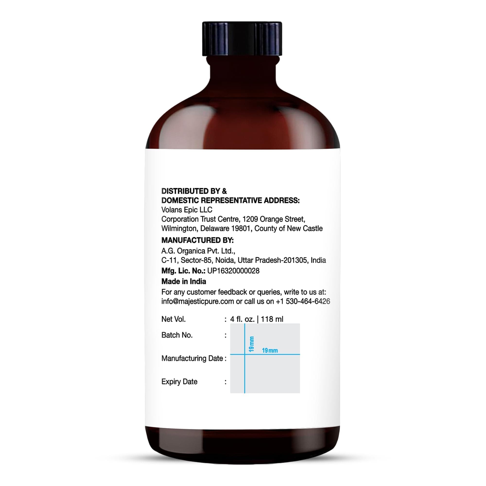 MAJESTIC PURE Tea Tree Oil - Pure and Natural Therapeutic Grade Tea Tree Essential Oil - Melaleuca Alternifolia - 4 fl oz