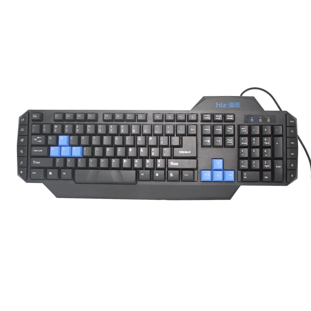 Mechanical Computer Gaming Keyboard with Tactile High-Speed Keys - PS/2