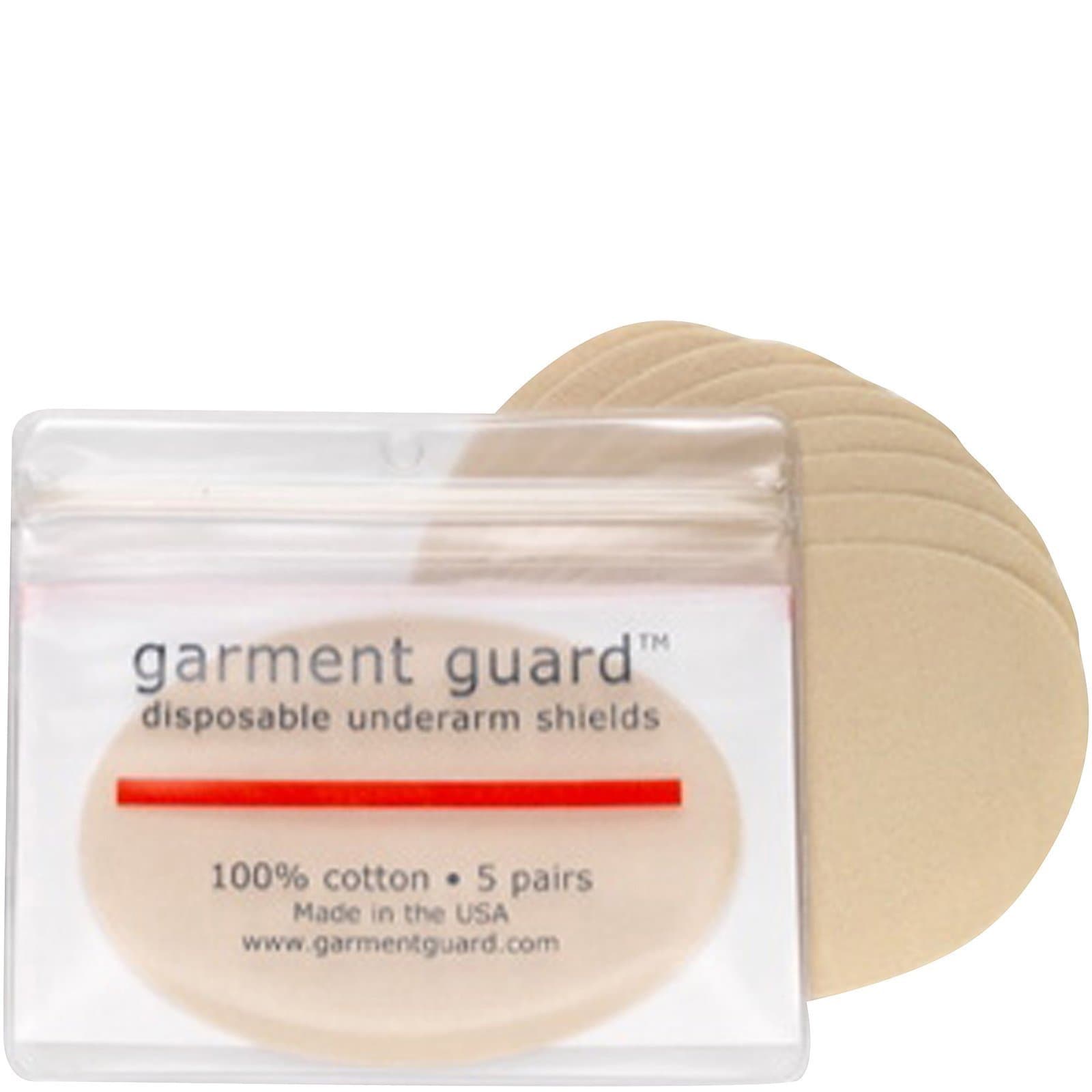 Garment Guard Disposable Underarm Shields in Standard Size-Beige-5 Pair, 2 pk