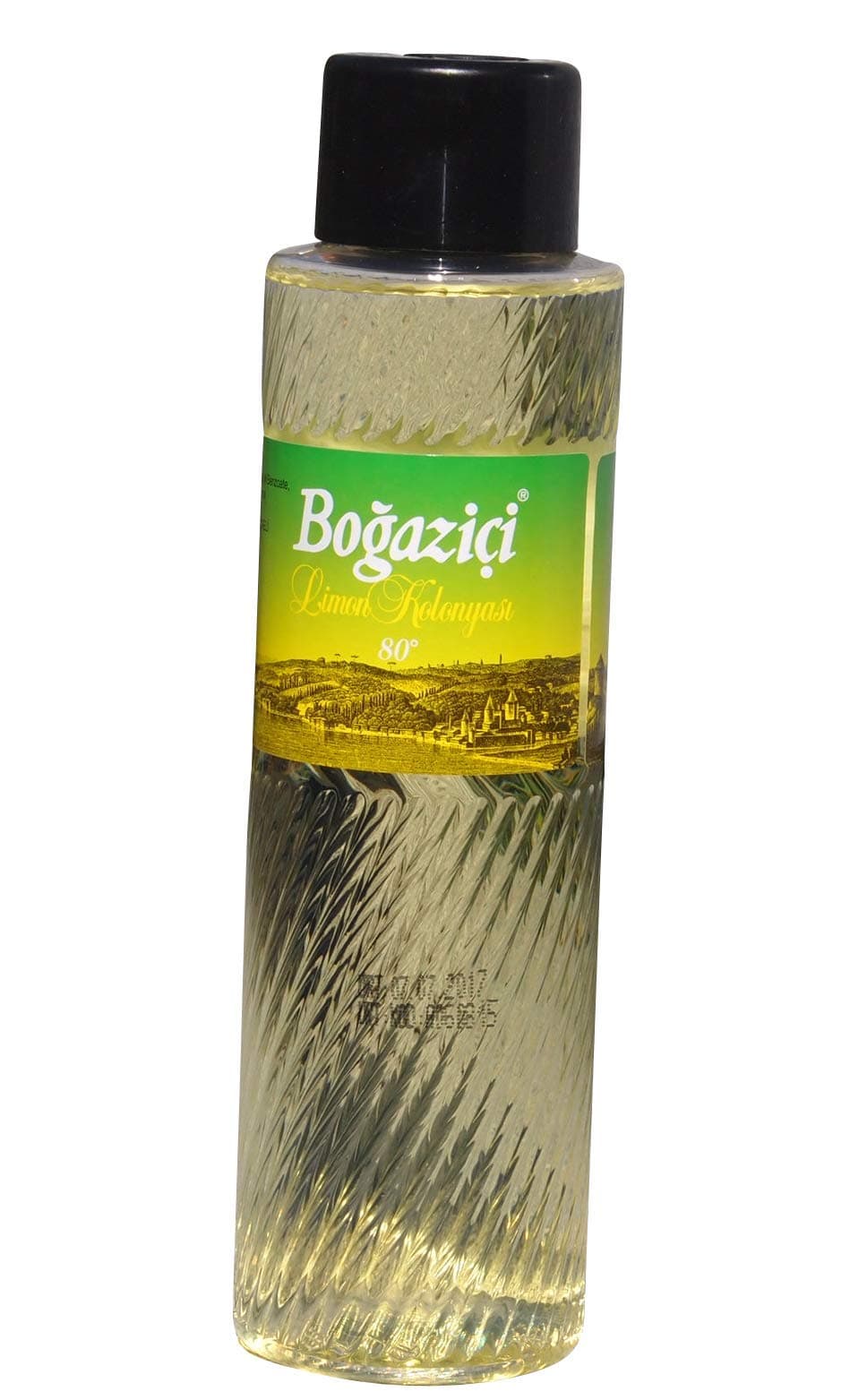 3 pieces of 400 ml bogazici lemon perfume - eau de cologne - limon kolonya + nazar key chain
