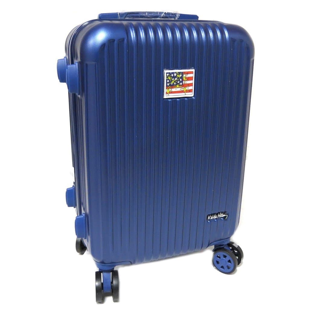 Cabin trolley cabin abs 'Keith Haring'blue - 51x38.5x23.5 cm (20.08''x15.16''x9.25'').