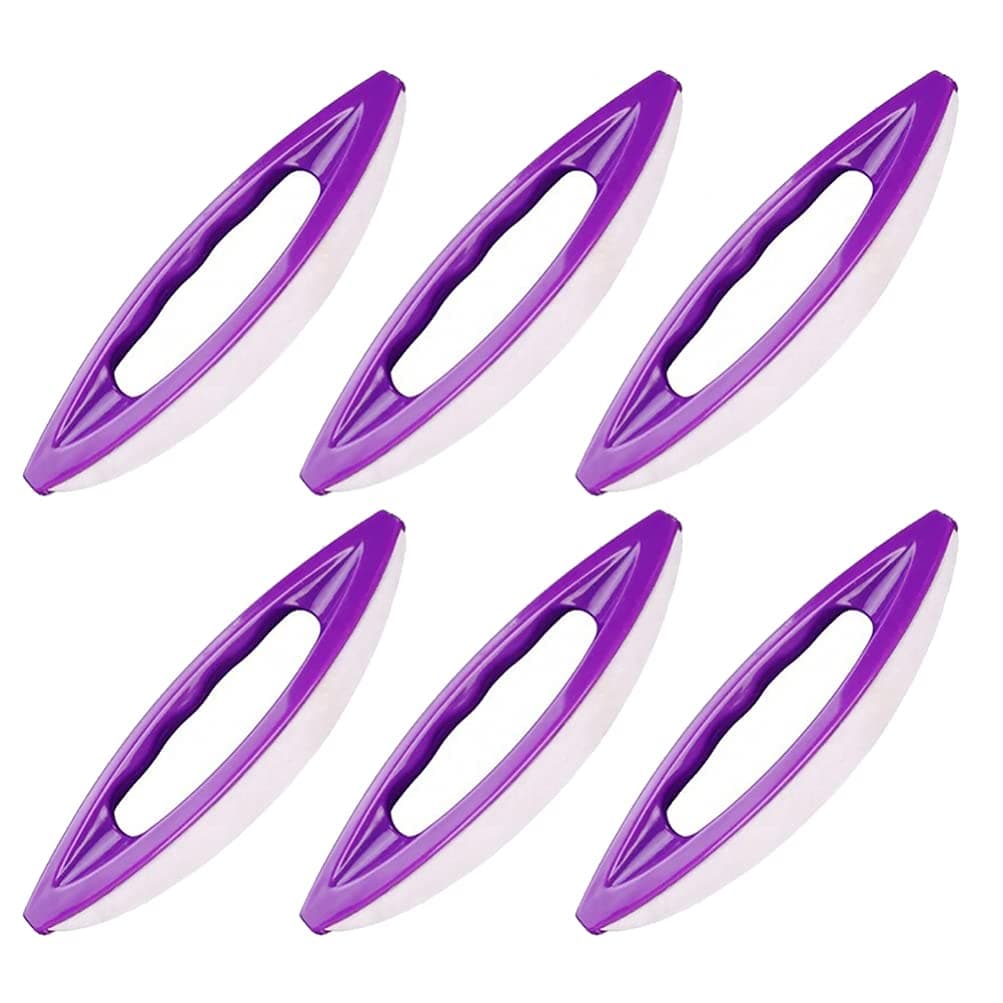 12Pcs Chamois Nail Buffer Nail Files with Sheep Leather Professional Nail Polishing Brush Nail Waxing for Salon Home Pedicure Supplies Purple
