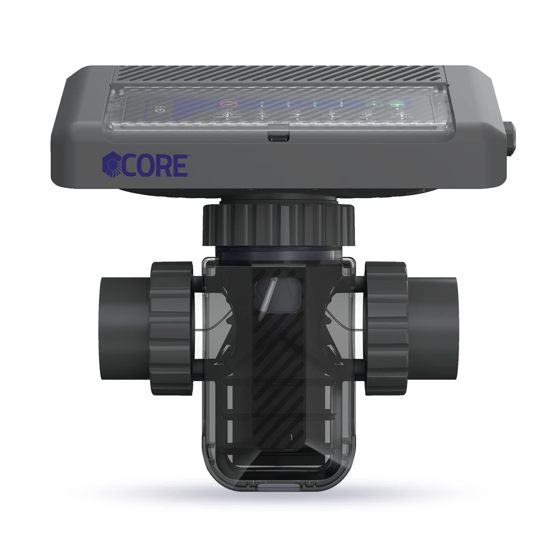 CircuPool CORE35 Salt Chlorinator System | 8 Year Manufacturer Warranty | No DIY Install Penalty | USA Titanium | 1.4 lb CL Output | Electronic Chlorine Generator for Pools up to 35,000 Gallons