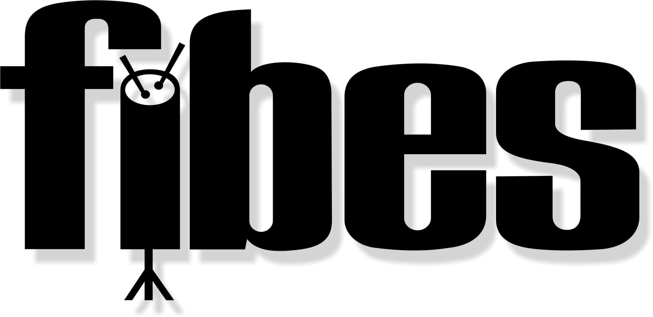 Fibes Bass Drum Decal - Black