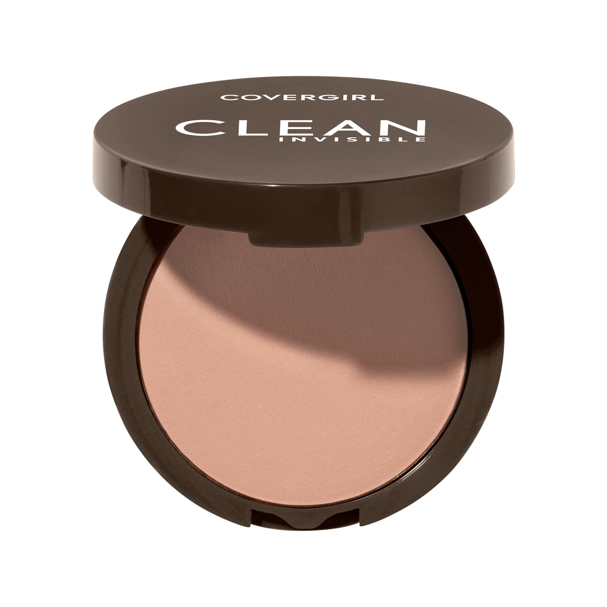 Covergirl Clean Invisible Pressed Powder, Lightweight, Breathable, Vegan Formula, Creamy Beige 150, 0.38 oz