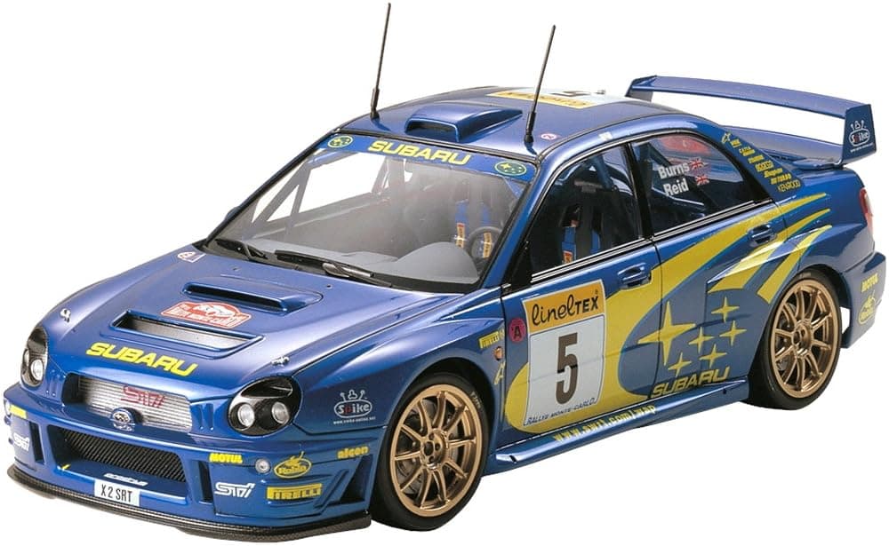 Tamiya 24240 1:24 Subaru Impreza WRC 2001 Model Kit, Plastic Kit, Assembly Kit, Detailed Replica