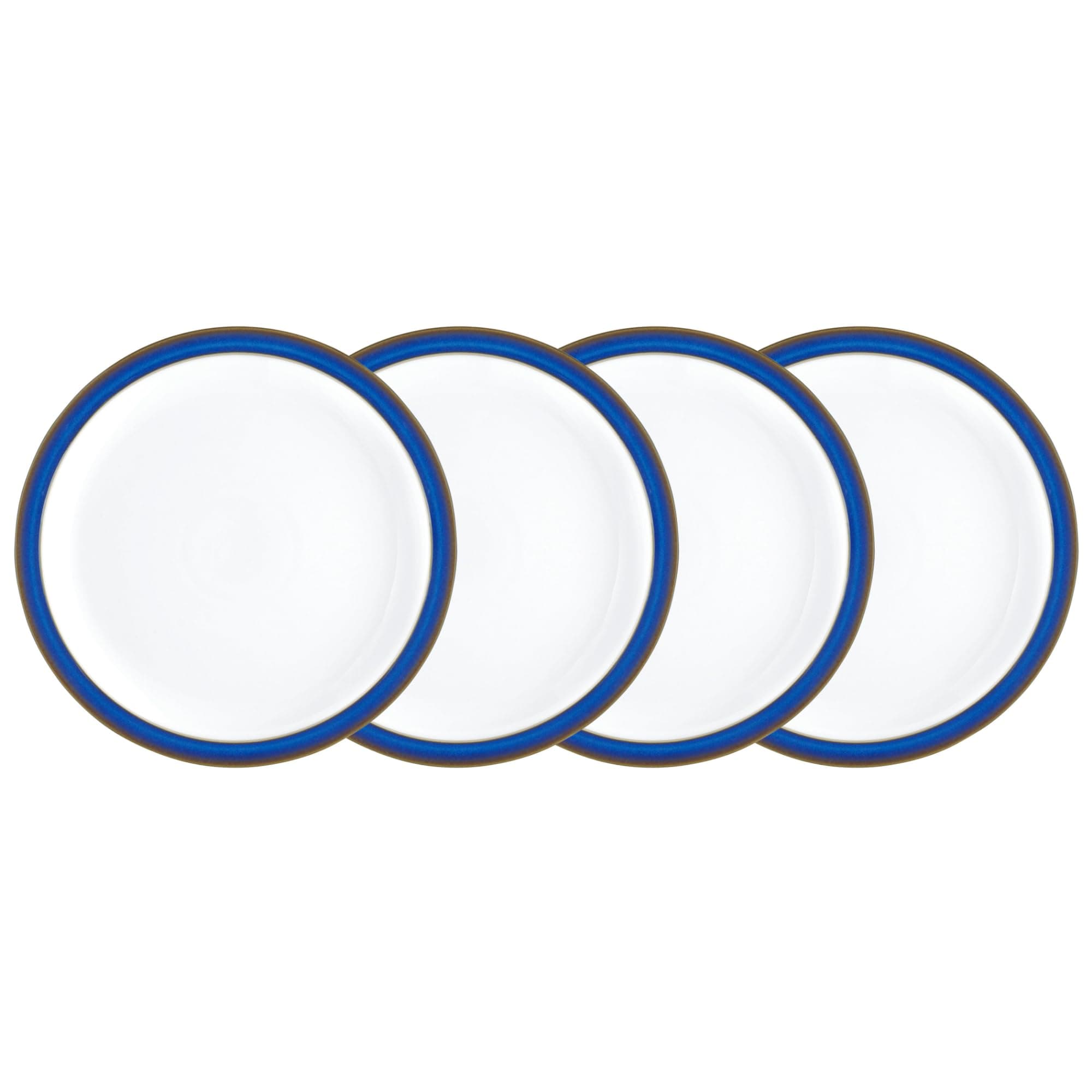 Denby1041005 Dinner Plate, Imperial Blue, Set of 4, 6.5 x 26 x 26 cm