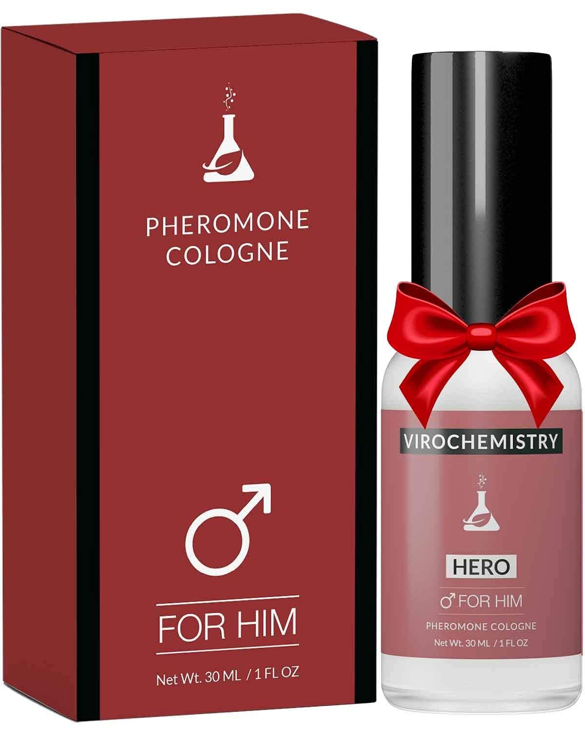 Pheromones to Attract Women for Men (Hero) - Exclusive, Ultra Strength Organic Fragrance Body Cologne Spray - 1 Fl Oz (Human Grade Pheromones to Attract Women)