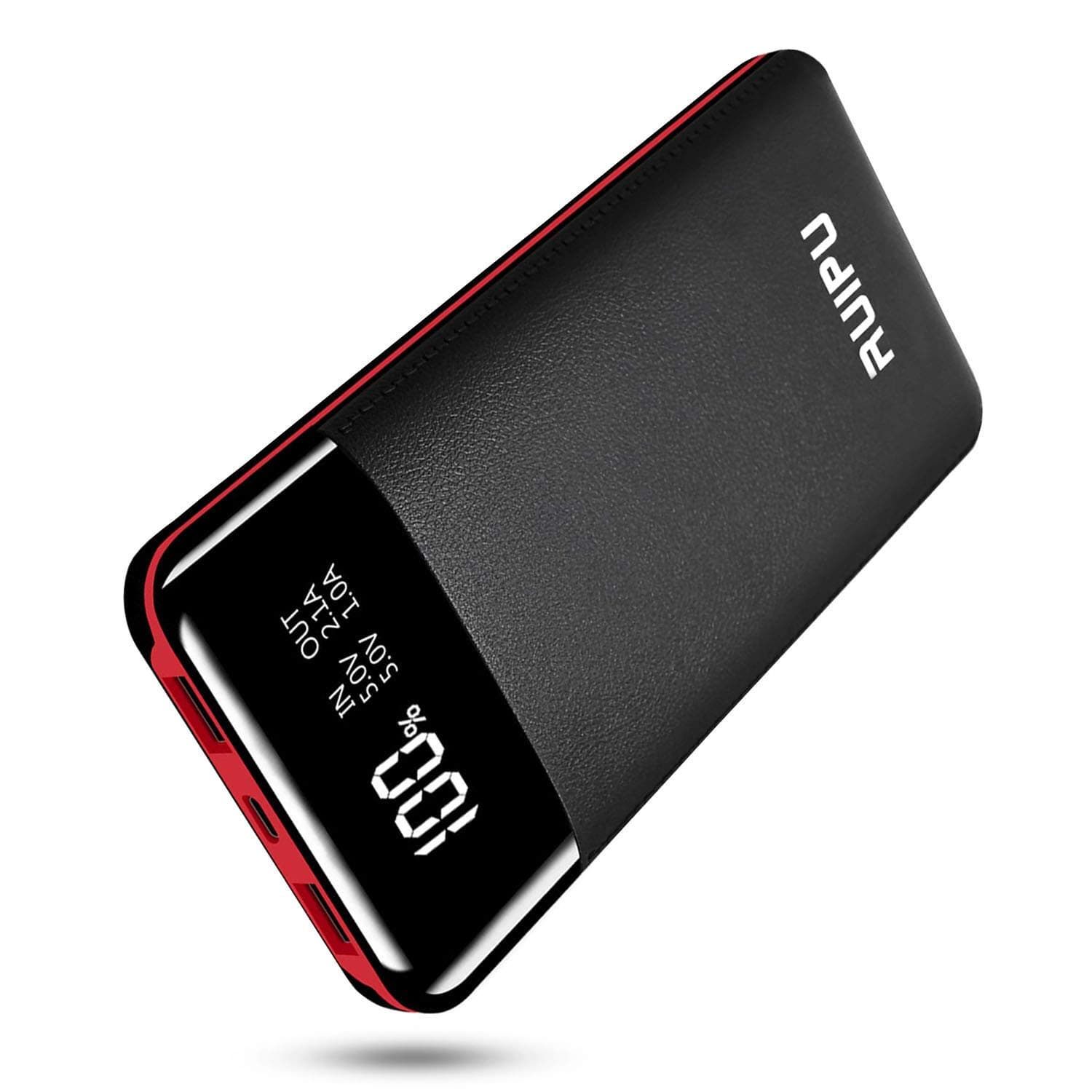 Portable Charger Power Bank 24000mAh High Capacity Backup Battery 2 USB Output Battery Pack Phone Charger with LCD Digital Display Compatible Android Phones,Tablets and Other USB-Power Devices