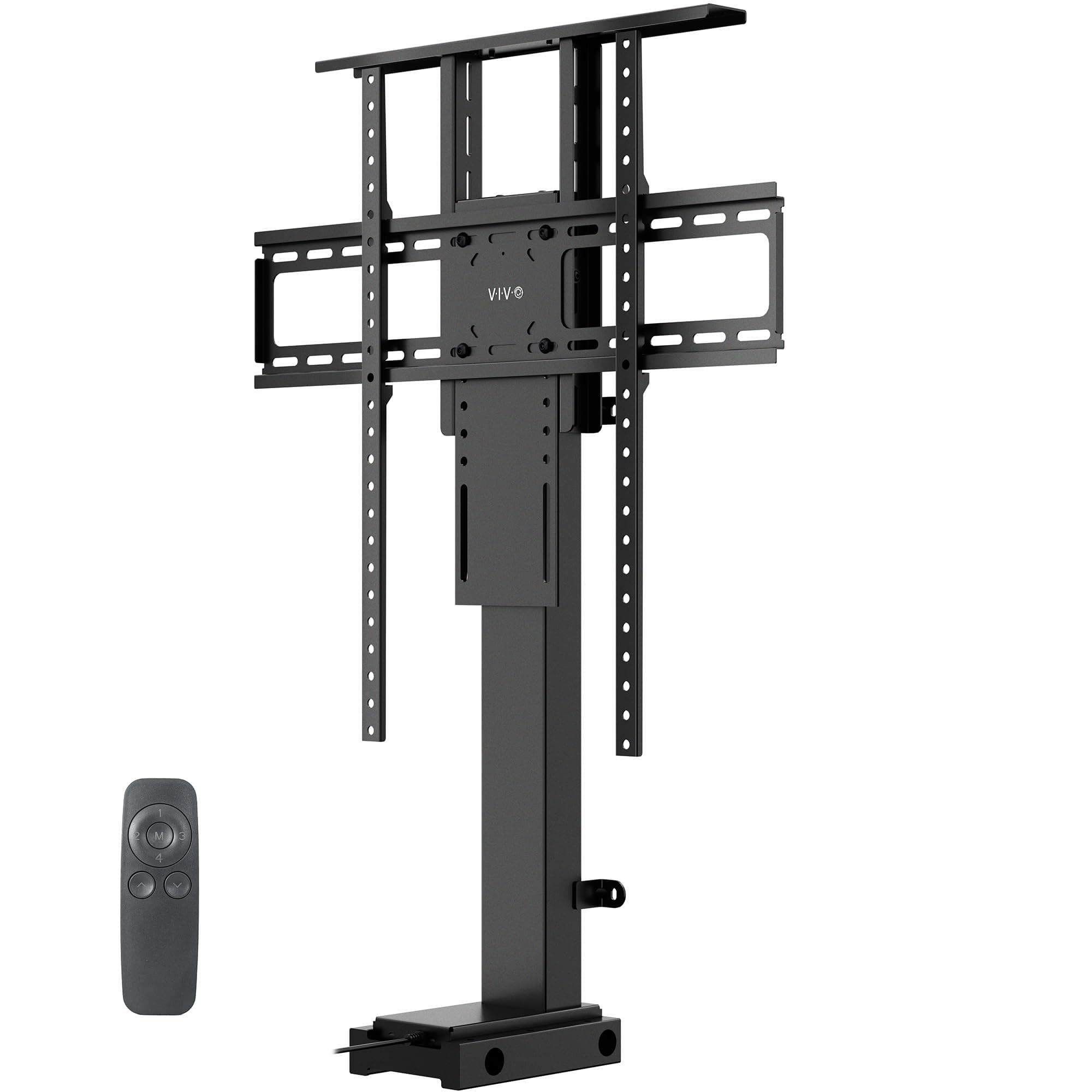 VIVO Motorized TV Stand for 32 to 65 inch Screens, Vertical Lift Television Stand with Remote Control, Compact TV Mount Bracket, MOUNT-E-UP65A