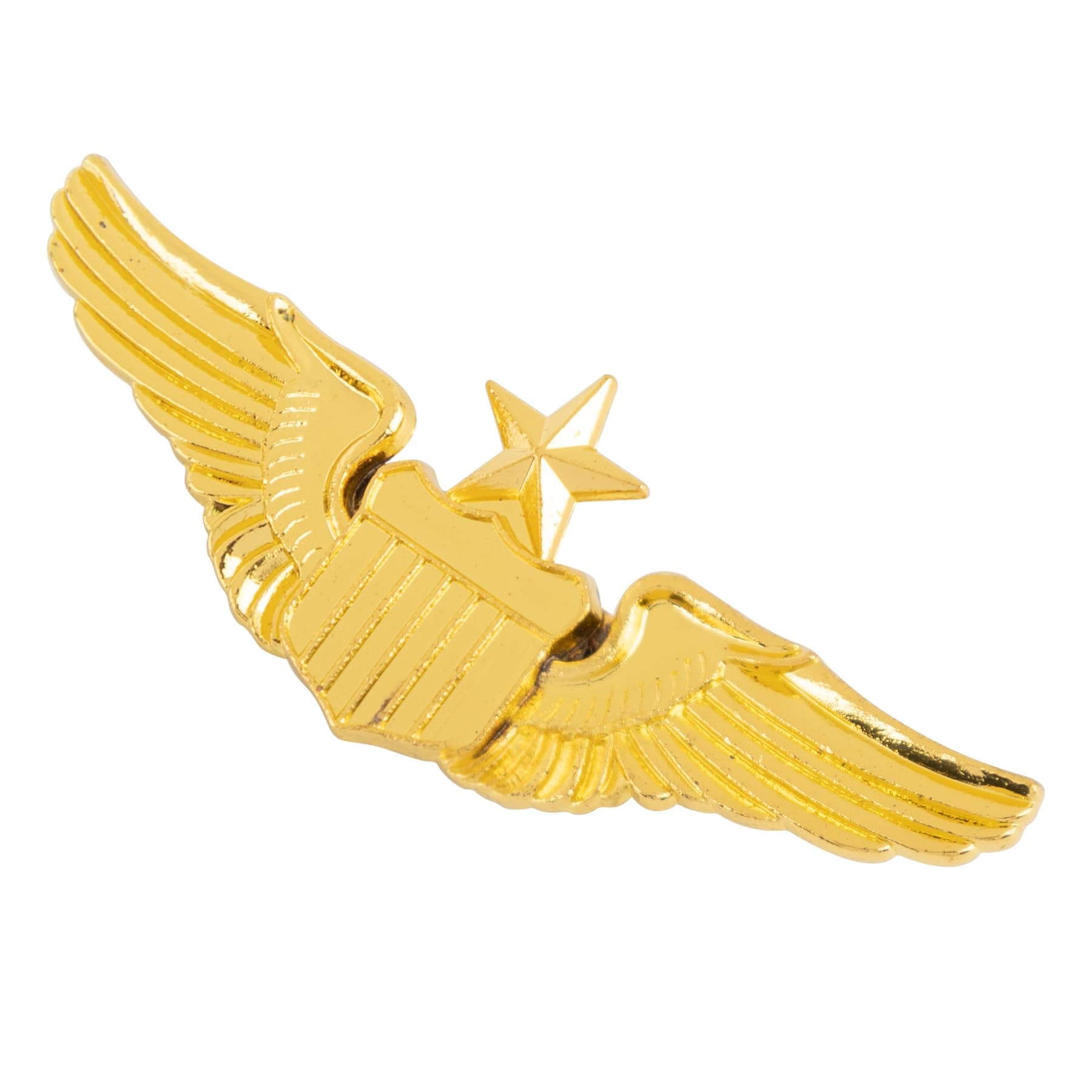 Framendino, Gold Air Force Senior Pilot Wing Badge Metal Aviator Wings Military USAF Pins